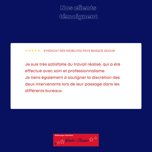 Nettoyage de bureaux au Pays Basque : un service professionnel reconnu, Bayonne, Wonder Cleaner