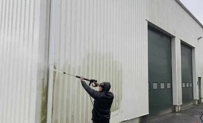 Nettoyage bardages haute pression